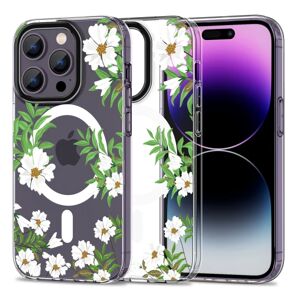 iPhone 14 Pro Tech-Protect MagMood Cover - MagSafe Kompatibel - Spring Floral