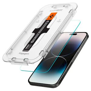 iPhone 14 Pro Spigen EZ Fit Glas.tR Skærmbeskyttelse - 2 Pack - Case Friendly - Gennemsigtig