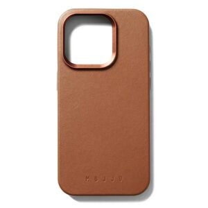 Mujjo iPhone 15 Pro Leather Case - MagSafe Kompatibel - Brun