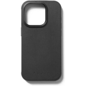 Mujjo iPhone 15 Pro Leather Shield Case - MagSafe Kompatibel - Sort