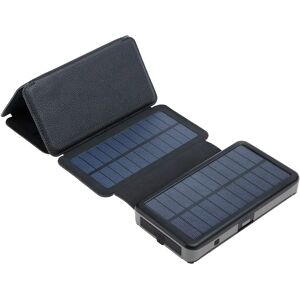 Sandberg 20W Solar Outdoor Water Resistant PowerBank 20.000mAh med Lommelygte - 2 x USB-A & 1 x USB-C - Sort