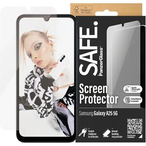 Samsung Galaxy A25 (5G) Safe By PanzerGlass™ Ultra-Wide Fit Skærmbeskyttelse - Case Friendly - Gold Strength - Gennemsigtig