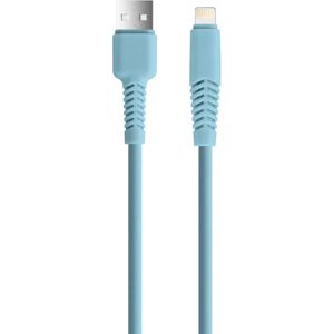 Setty USB-A til Lightning Kabel 10 W - 1,5 m. - Lyseblå