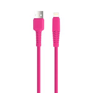 Setty USB-A til Lightning Kabel 10 W - 1,5 m. - Pink