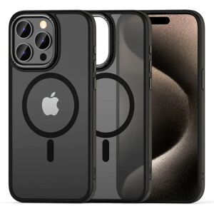 iPhone 15 Pro Max Tech-Protect Magmat 2 Cover - MagSafe Kompatibel - Mat Sort