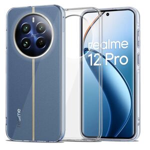 Realme 12 Pro (5G) / 12 Pro+ (5G) Tech-Protect Flexair Fleksibelt Plastik Cover - Gennemsigtig