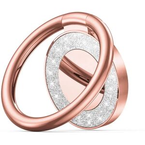 Magnetisk Finger Ring fra Tech-Protect til Smartphone m. 3M Klister - Glitter Rose