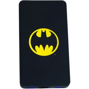 Batman 10W Lysende Powerbank m. 2 x USB-A - 6.000 mAh - Sort