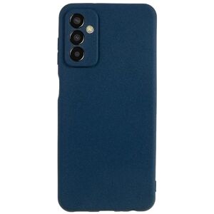 MOBILCOVERS.DK Samsung Galaxy M13 Mat Fleksibelt Plastik Cover - Mørkeblå