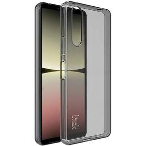 Sony Xperia 10 V IMAK Fleksibel Plastik Cover - Gennemsigtig / Sort