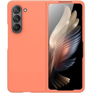 MOBILCOVERS.DK Samsung Galaxy Z Fold5 (5G) Gummibelagt Hård Plastik Cover - Orange