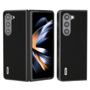 MOBILCOVERS.DK Samsung Galaxy Z Fold5 (5G) Carbon Fiber Læderbetrukket Cover - Sort