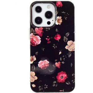 MOBILCOVERS.DK iPhone 15 Pro Selvlysende Fleksibelt Plastik Cover m. Print - Blomster