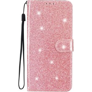 MOBILCOVERS.DK Samsung Galaxy A25 (5G) Læder Cover m. Pung & Strop - Glimmer - Rose Gold