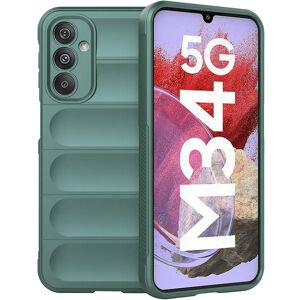 MOBILCOVERS.DK Samsung Galaxy M34 (5G) / F34 (5G) Fleksibelt Plastik Cover - Grøn