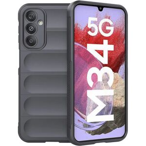 MOBILCOVERS.DK Samsung Galaxy M34 (5G) / F34 (5G) Fleksibelt Plastik Cover - Mørkegrå