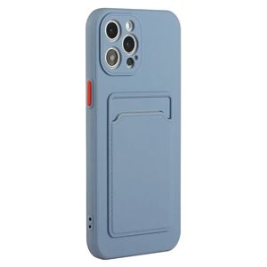 MOBILCOVERS.DK iPhone 15 Pro Fleksibelt Plastik Cover m. Kortholder - Blå