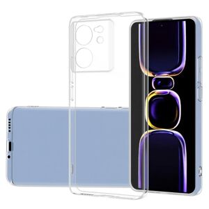 MOBILCOVERS.DK Xiaomi 13T / 13T Pro Fleksibelt TPU Plastik Cover - Gennemsigtig