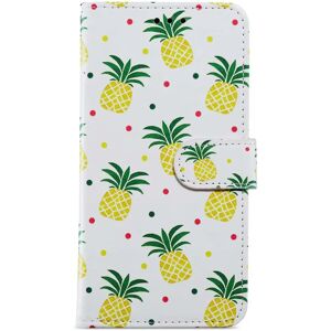 MOBILCOVERS.DK Honor 90 Lite Kunstlæder Cover m. Pung og Strop - Ananas