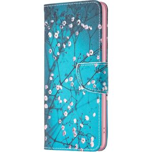 MOBILCOVERS.DK Samsung Galaxy A15 (5G) / A15 Læder Cover m. Pung & Ståfunktion - Blomstergrene