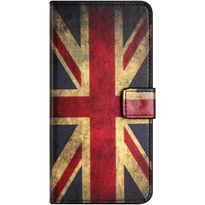 MOBILCOVERS.DK Samsung Galaxy A15 (5G) / A15 Læder Cover m. Pung & Ståfunktion - Union Jack