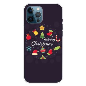 MOBILCOVERS.DK iPhone 15 Pro Fleksibelt Plastik Jule Cover - Merry Christmas - Juledekorationer