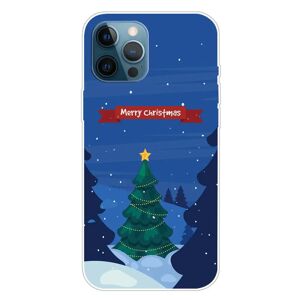 MOBILCOVERS.DK iPhone 15 Pro Fleksibelt Plastik Jule Cover - Merry Christmas - Juletræ