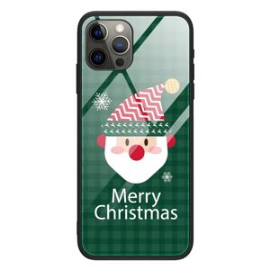 MOBILCOVERS.DK iPhone 15 Pro Jule Cover m. Glasbagside - Merry Christmas - Julemand