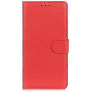 MOBILCOVERS.DK Xiaomi 14 Pro Litchi Læder Cover m. Pung - Rød