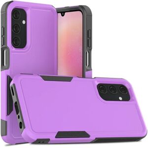 MOBILCOVERS.DK Samsung Galaxy A25 (5G) Hybrid Håndværker Plastik Cover - Lilla