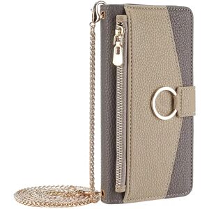 MOBILCOVERS.DK iPhone SE (2022 / 2020) / 8 / 7 Læder 2-i-1 Cover m. Pung & Crossbody Taske Funktion - Brun