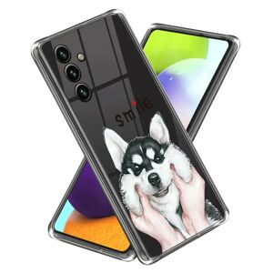 MOBILCOVERS.DK Samsung Galaxy A15 (5G) / A15 Fleksibel Plastik Cover - Gennemsigtig / Hund