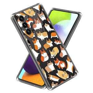 MOBILCOVERS.DK Samsung Galaxy A35 (5G) Fleksibelt Plastik Cover m. Motiv - Hunde