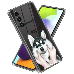 MOBILCOVERS.DK Samsung Galaxy A55 (5G) Fleksibel Plastik Cover - Gennemsigtig / Hund