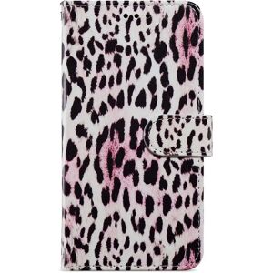 MOBILCOVERS.DK Samsung Galaxy A35 (5G) Læder Cover m. Pung og Strop - Leopard