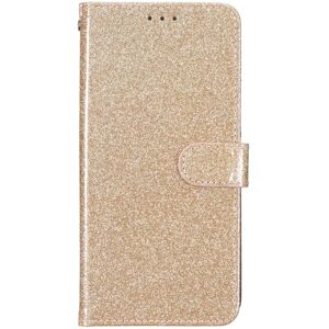 MOBILCOVERS.DK Samsung Galaxy A35 (5G) Læder Cover m. Pung & Strop - Glimmer - Guld