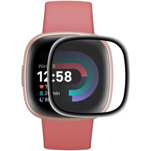 Fitbit Versa 4 / Sense 2 ENKAY Plastik Skærmbeskyttelse - Sort Kant