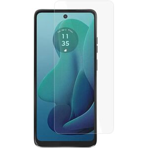 MOBILCOVERS.DK Motorola Moto G 5G (2024) Hærdet Glas Skærmbeskyttelse - Case Friendly - Gennemsigtig