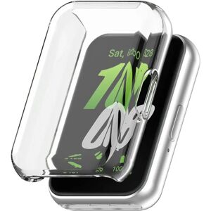 MOBILCOVERS.DK Samsung Galaxy Fit3 Plastik Cover m. Indbygget Skærmbeskyttelse - Gennemsigtig