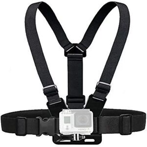 MOBILCOVERS.DK GoPro Hero 4 - 11 Elastisk Brystbælte Holder - Sort