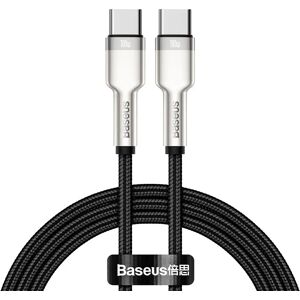 Baseus Cafule 100W USB-C til USB-C Kabel 1m - Power Delivery - Sort