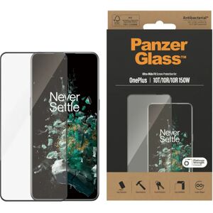 OnePlus 10T PanzerGlass Ultra Wide Fit Skærmbeskyttelse - Platinum Strength - Sort Kant