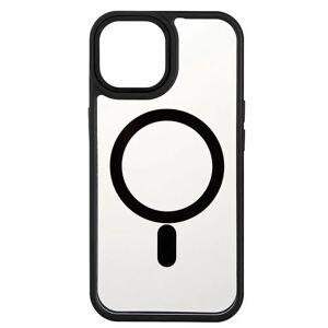 iPhone 15 Gear Onsala Bumper Cover - MagSafe Kompatibel - Sort & Gennemsigtig