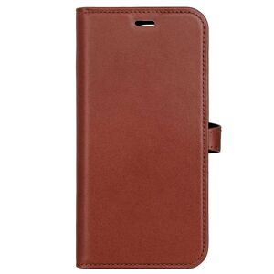 iPhone 15 Pro GEAR Buffalo 2-in-1 Wallet Ægte Læder Magnet Cover m. Pung - Brun