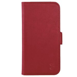 GEAR iPhone 15 Plus Læder Cover m. Pung - MagSafe Kompatibel - Rød
