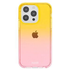 Holdit iPhone 14 Pro Seethru Case - Gradient Bright Pink/Orange Juice