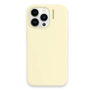 Nudient Base Silicone iPhone 13 Pro Cover - Pale Yellow