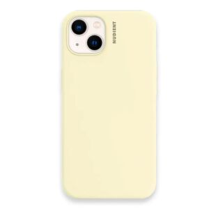 Nudient Base Silicone iPhone 13 Cover - Pale Yellow