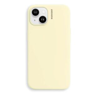 Nudient Base Silicone iPhone 14 Cover - Pale Yellow