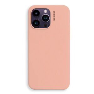 Nudient Base Silicone iPhone 14 Pro Cover - Peach Orange
